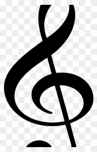 Musical Notes Clipart G Clef - G Clef Notes - Png Download