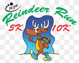 Reindeer Run 5k/10k - Five Star Clipart