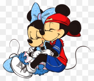Cuddle Clipart Mickey Minnie - Cool Mickey And Minnie - Png Download