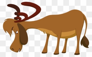 Let's Hop Over The Reindeers And Pick Up Max - Bighorn Clipart