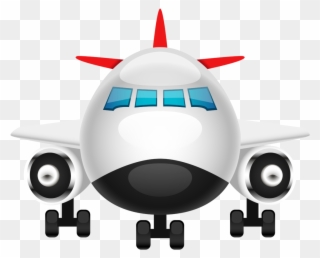 Png Black And White Airplane Clipart Images - Airplane Clipart Front View Transparent Png