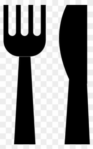 Plate Clipart Plate Knife Fork - Sign - Png Download