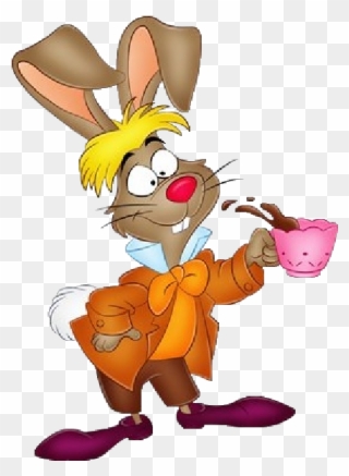 *march Hare ~ Alice In Wonderland Gruppo Halloween, - Disney Cartoon Alice In Wonderland Clipart