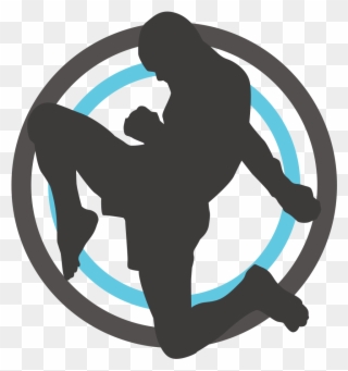 Flying Knee - Twitter Clipart