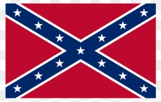 Confederate - South North America Flag Clipart