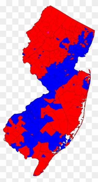 And The Central Part Is All Rich As Fuck Republican - Nj Election Map 2012 Clipart