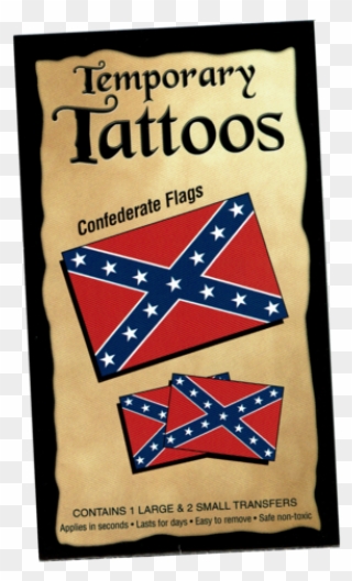 Confederate Flag Temporary Tattoos - Us Marines Temporary Tattoos Clipart