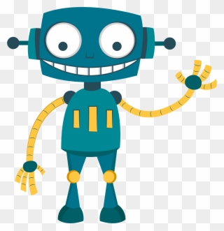 Vector Robotics Happy - Robot Happy Clipart