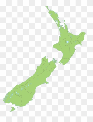 New Zealand Location Map Transparent - New Zealand Map Png Clipart