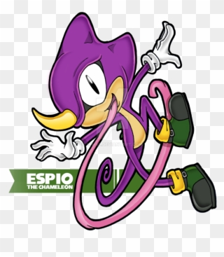 Royalty Free Download Chameleon Clipart Purple - Sonic The Hedgehog - Png Download