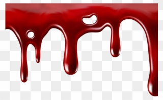 Blood Clipart Ooze - Pencil Blood Dripping Sketch - Png Download
