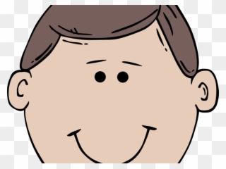 Cartoon Face Picture - Clip Art Boy Face - Png Download