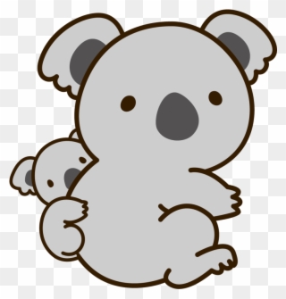 Baby Koala Stickers, Cute Koala Sticker Baby Koala, - Cute Animal Stickers Png Clipart