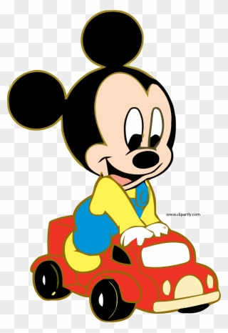 Clip Royalty Free Car Driving Clipart - Imagem Da Mickey Baby - Png Download