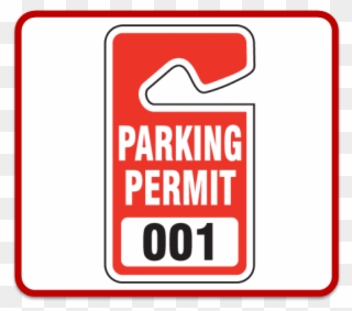 Parking Lot Permits - Parking Permit Clipart