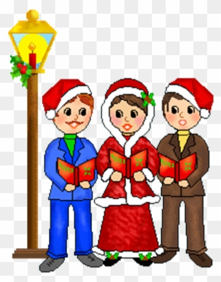 Banner Stock Caroling Clipart Carol Singer - Free Christmas Caroling Clipart - Png Download
