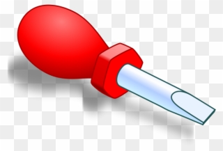 Stubby Screw Driver Drawing Clipart