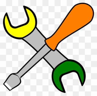 Screwdriver Black Clipart Clipart Suggest - Tool Clipart - Png Download