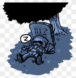 The Premise Of This Graveyard Simulator Can Be Described - Sleep Clipart