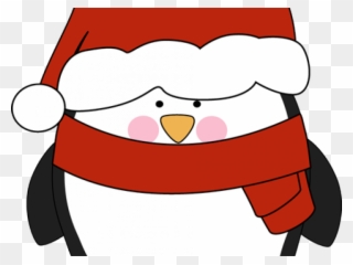 Banner Freeuse Download Hat Free On Dumielauxepices - Cute Penguin With Santa Hat Clipart - Png Download