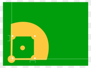 Clipart - Baseball Diamond - Baseball Field Shower Curtain - Png Download