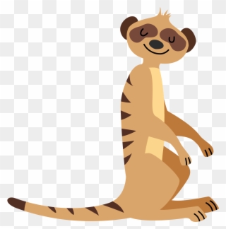 Mongoose Clipart Meerkat - Meerkat Flat Design - Png Download