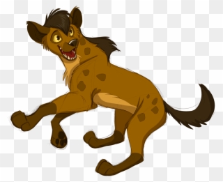 Drawn Hyena Clip Art - Lion King Spotted Hyena - Png Download