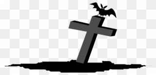 Spooky Halloween Stickers - Halloween Cross Clipart