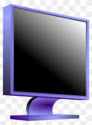 Computer Monitor Clipart Computer Monitors Led-backlit - Computer Monitor Vector Pink - Png Download