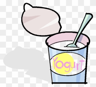 A Daily Glass Of Sour Milk Biovibrands 28 Collection - Yogurt Cartoon Png Clipart