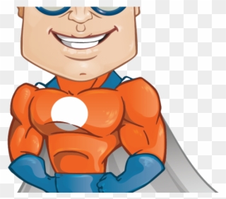 Hero Clipart Border - Smart Superhero - Png Download