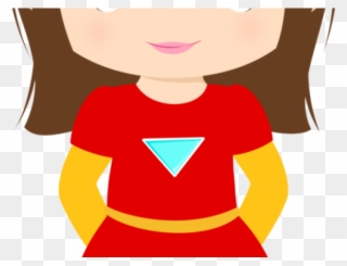 Hero Clipart Child - Superhero Girl Clipart - Png Download