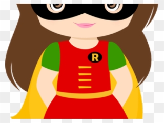 Hero Clipart Robin - Superhero Girl Clipart Png Transparent Png