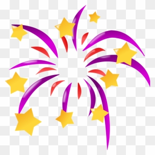 Clip Art Of Fireworks - New Year Icon Png Transparent Png