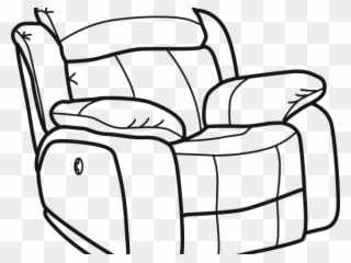 Furniture Clipart Recliner Chair - Reclining Chairs Clip Art - Png Download