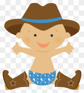 Medium Size Of Baby Shower Elegant Cowboy Baby Shower - Baby Cowboy Png Clipart