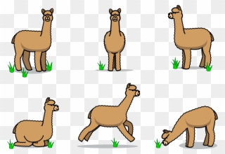 Png Royalty Free Stick Figure Transprent Png - Cute Alpaca Free Download Clipart