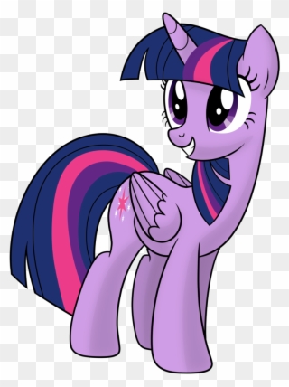 Drawponies, Cute, Female, Folded Wings, Happy, Mare, - Twilight Sparkle Ass Shake Clipart