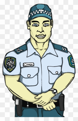 You Helped Toby Cross The Road Safely - Police Officer Clipart