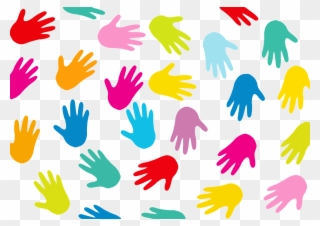 Summary Of April 23, 2018 “a City For All” Planning - Colourful Hand Prints Png Clipart