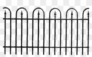 Creepy Clipart Fence - Fence - Png Download