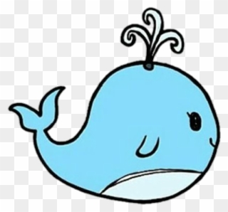 Dolphin Kawaii Sticker Overlay Icon Useit Report - Whales Clipart