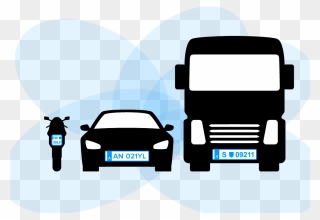 1 - - License Plate Cartoon Png Clipart