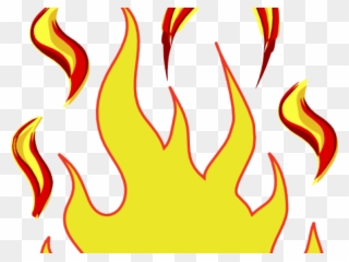Fire Flames Clipart Outline - Flames Clip Art - Png Download