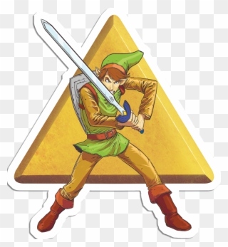 Power, Courage & Wisdom Triforce Stickers - Triforce Clipart