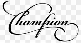Champion Script Pro - Tipo De Letra Champion Clipart