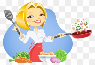 Lady Iron Chef Clipart