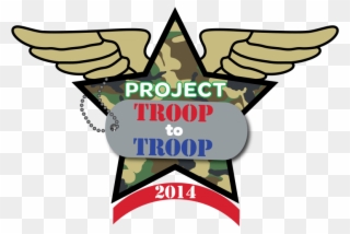 Troop To Troop Patch - Try To Smile Clipart