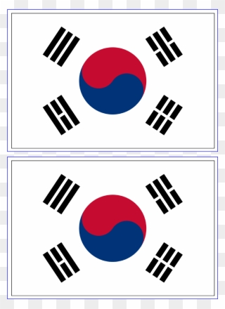 South Korea Flag - South Korea Flag Printable Clipart