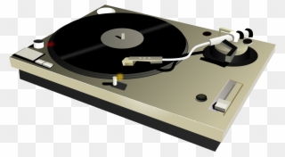 Record Player Clipart Dj Table - Turntable Png Transparent Png